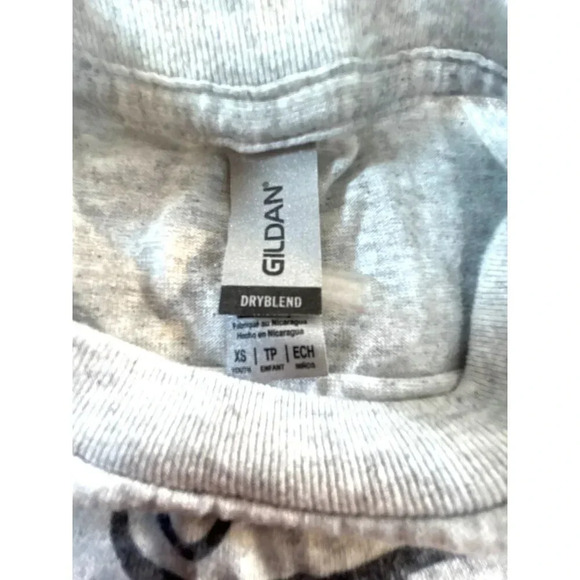 Gildan Toddler Girls Graphic T-Shirt Gray Multi Size XS - Picture 3 of 6